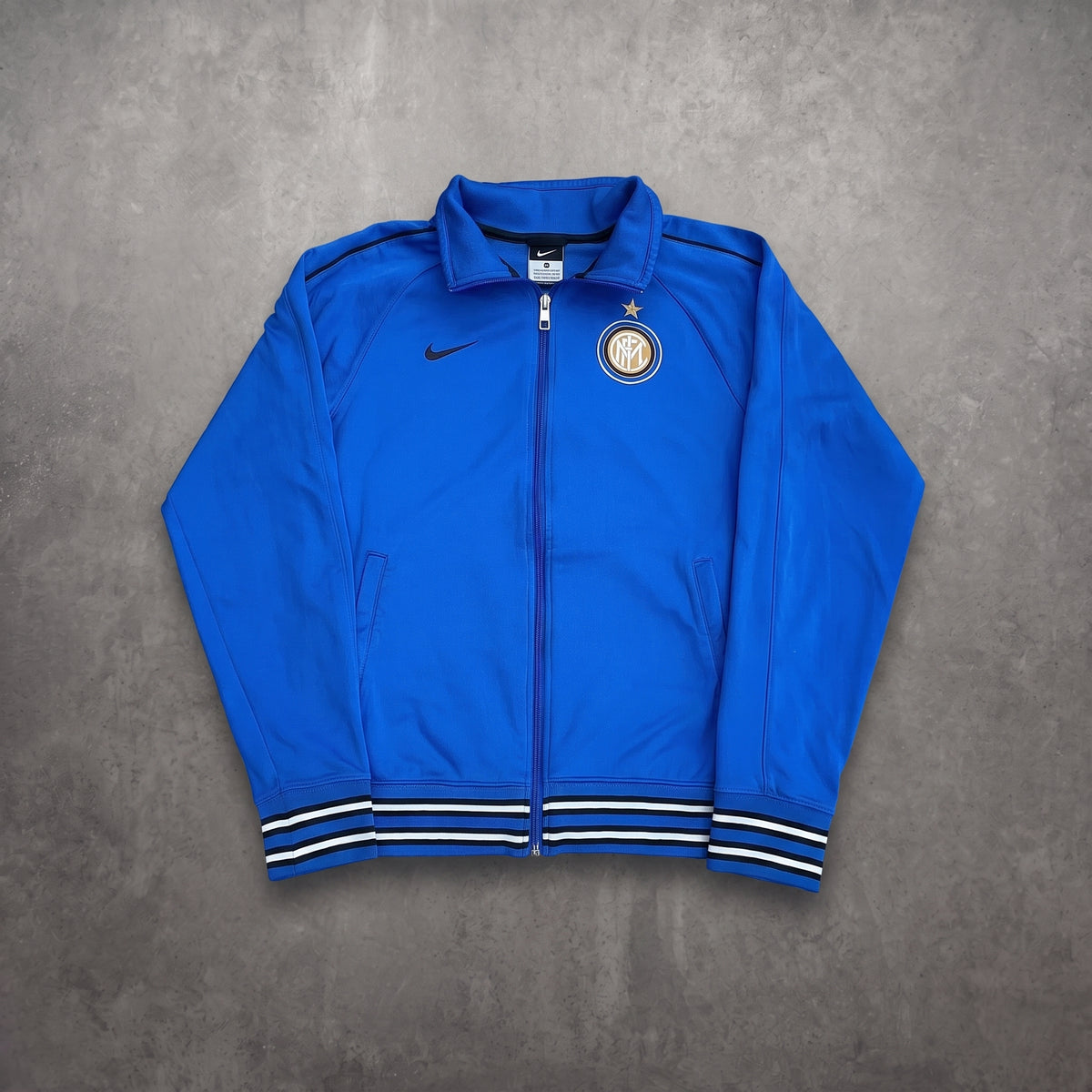 Inter Milan Nike Vintage Jacke – Gr. S | Gesticktes Logo