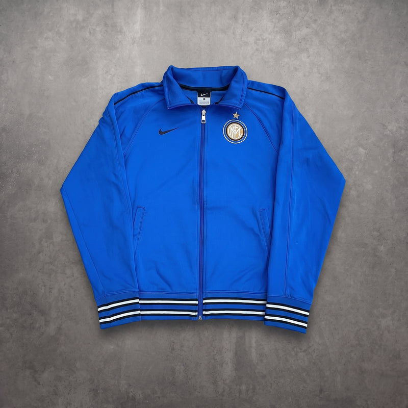 Inter Milan Nike Vintage Jacke – Gr. S | Gesticktes Logo